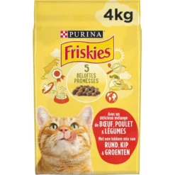 Adult - Au Boeuf, Au Poulet Et Aux Légumes 4kg - Friskies
