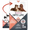 Adult Skin Care Medium & Maxi - Chiens Grands & Moyens - Saumon 12,5kg - Opti Life -Promos Vivariux Magasin adult skin care medium maxi chiens grands moyens saumon 125kg opti life 431147 opti life aliment equilibre pour la peau chiens g