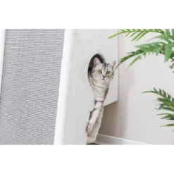 Arbre à Chat à Monter Contre Un Mur 49x59x110cm - Trixie -Promos Vivariux Magasin arbre a chat a monter contre un mur 49x59x110cm trixie 49979 trixie arbre a chat a monter contre un mur en sisal peluche polyest 1