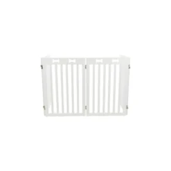 Barrière Pour Chiens, 4 Parties 60-160x75cm - Trixie -Promos Vivariux Magasin barriere pour chiens 4 parties 60 160x75cm trixie 39457 trixie barriere pour chiens 4 partiesavec charnieres de porte pivotantes 1