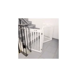 Barrière Pour Chiens, 4 Parties 60-160x75cm - Trixie -Promos Vivariux Magasin barriere pour chiens 4 parties 60 160x75cm trixie 39457 trixie barriere pour chiens 4 partiesavec charnieres de porte pivotantes 4