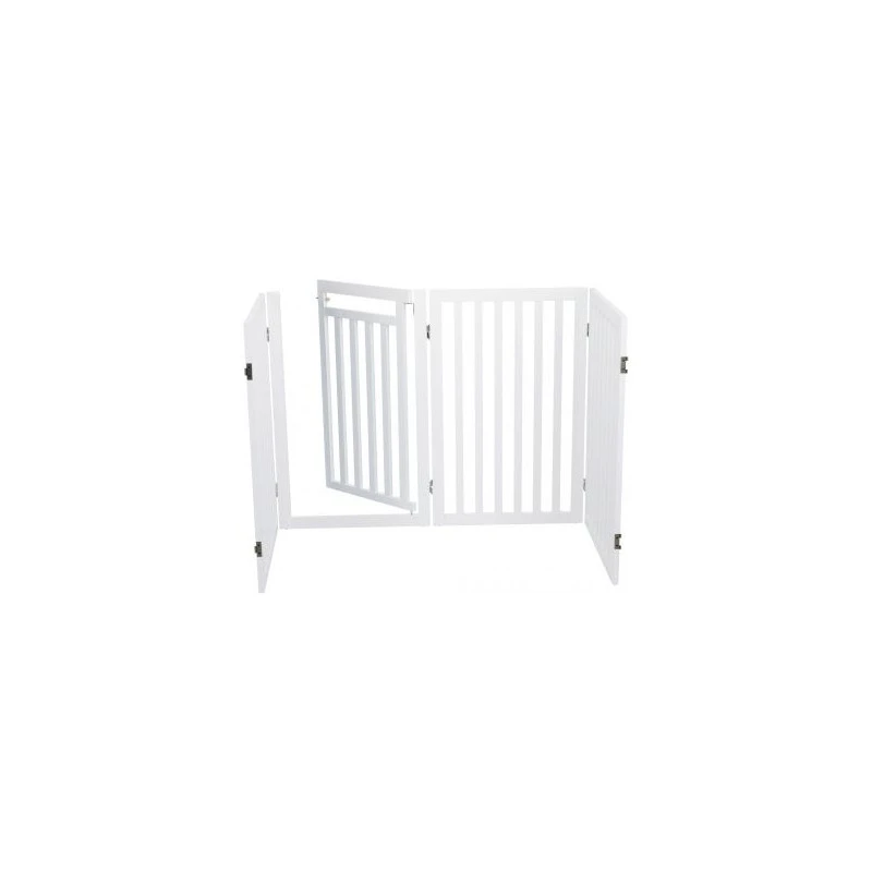 Barrière Pour Chiens Avec Porte, 4 Parties 60-160x81cm - Trixie 3 Barrière Pour Chiens Avec Porte, 4 Parties 60-160x81cm - Trixie