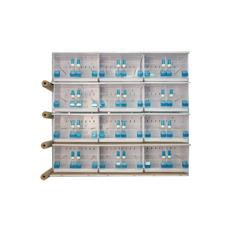 Batteries De 12 Cages 63x40x40 - New Canariz 3 Batteries De 12 Cages 63x40x40 - New Canariz