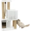 BE NORDIC Arbre à Chat Skadi 62x52x114cm - Trixie -Promos Vivariux Magasin be nordic arbre a chat skadi 62x52x114cm trixie 44740 trixie be nordic arbre a chat skadi sisal 5 mm contre plaque vernis toile