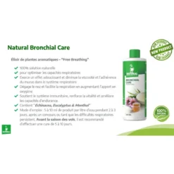 Bronchial Care 500ml, élixir De Plantes Aromatiques - Natural -Promos Vivariux Magasin bronchial care 500ml elixir de plantes aromatiques natural 30056 natural elixir de plantes aromatiques free breathing 100 soluti 1
