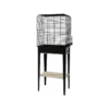 Cage Chic LOFT Taille L Noir -Promos Vivariux Magasin cage chic loft taille l noir 104182noi zolux cage chic loft taille lune cage loft pour les especes de tailles moyennes perruches