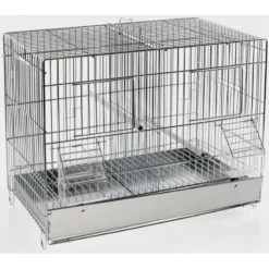 Cage Domus Molinari Métal 2 Compartiments 42x25x31cm