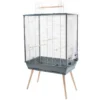 Cage Neo Jili XL Gris 93x42x81cm -Promos Vivariux Magasin cage neo jili xl gris 93x42x81cm 104135gri zolux