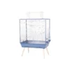 Cage NEOLIFE 80 XL/Bleu - Zolux -Promos Vivariux Magasin cage neolife 80 xl bleu zolux 104 153ble zolux cage neolife 80 oiseau bleuun habitat adapte pour perruches et grandes perruches