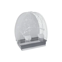 Cage Oiseaux 41,5x25,5x48cm Avec Dessin