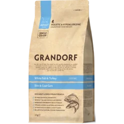 Chat Skin & Care - Poisson Blanc 2kg - Grandorf