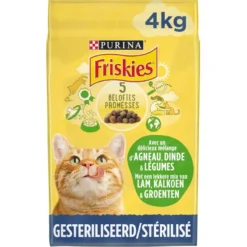 Chats Stérilisés - Agneau Et Aux Légumes 4kg - Friskies