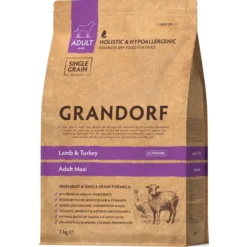 Chien Adult Maxi Races - Agneau Et Dinde 3kg - Grandorf