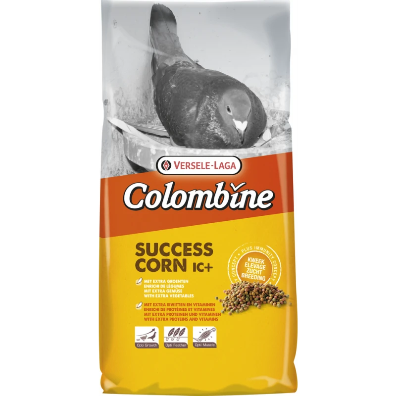 Colombine Success-Corn I.C.⁺ 15kg - Granulé Protéiné Extrudé Pour Période D'élevage Et De Mue 3 Colombine Success-Corn I.C.⁺ 15kg - Granulé Protéiné Extrudé Pour Période D'élevage Et De Mue