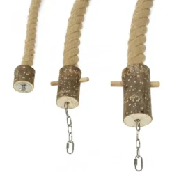 Corde D'escalade En Jute Avec Attache En Acier 5x300cm - Wagner 6 Corde D'escalade En Jute Avec Attache En Acier 5x300cm - Wagner -Promos Vivariux Magasin corde descalade en jute avec attache en acier 5x300cm wagner z72042 wagner le swing and swing fun en corde de jute pour perroque 1