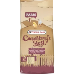 Country's Best FARM 1 Mash 20kg - Farine De Démarrage Les 10 Premiers Jours, Avec Coccidiostatique