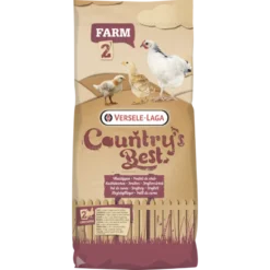 Country's Best FARM 2 Mash 20kg - Farine De Croissance Chair Blanche Dès 11 ème Jour, Avec Coccid.