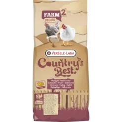 Country's Best FARM 2 YELLOW Mash 20kg - Farine De Croissance Chair Jaune Dès 11 ème Jour, Avec Coccid.