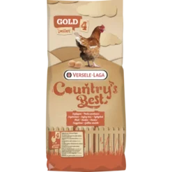 Country's Best GOLD 4 GALLICO Pellet 20kg - Granulé De Ponte Standard à Partir Du Premier Oeuf