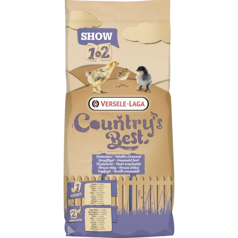 Country's Best SHOW 1 Crumble 20kg - Miettes De Démarrage Les 6 Premières Semaines 3 Country's Best SHOW 1 Crumble 20kg - Miettes De Démarrage Les 6 Premières Semaines