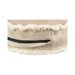 Coussin Boho 80x65cm Beige - Trixie -Promos Vivariux Magasin coussin boho 80x65cm beige trixie 38217 trixie soft edition en tissu peluche housse en coton jute polyester rembourrage en fibre 3