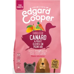Croquettes Puppy Canard & Poulet Frais élevés En Plein Air 2,5kg - Edgard & Cooper