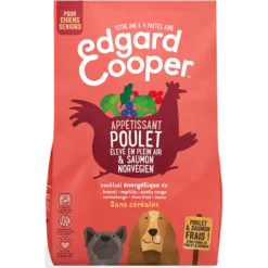 Croquettes Senior Poulet Frais élevé En Plein Air & Saumon Norvégien 7kg - Edgard & Cooper