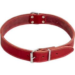 Cuir Gras Collier Rouge-14mmx35cm/tour De Cou 26-30cm - Jack And Vanilla