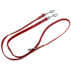 Cuir Gras Laisse De Dressage Rouge-18mmx200cm - Jack And Vanilla