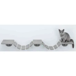 Echelle D'escalade Mural 150x30cm - Trixie -Promos Vivariux Magasin echelle descalade mural 150x30cm trixie 49930 trixie echelle descalade pour montage mural en bois sisal les parties surelevees a 2