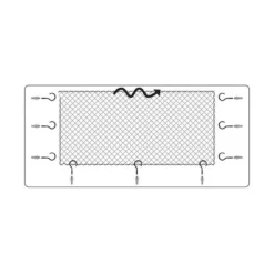 Filet De Sécurité Balcon 300x200cm - Duvo+ -Promos Vivariux Magasin filet de securite balcon 300x200cm duvo 11509 duvo specifications filet de securite pour balcon ou fenetre empeche votre chat de 2