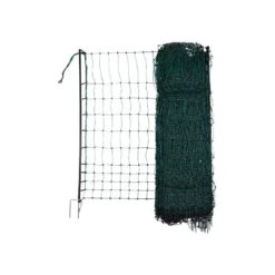 Filet Volaille électrifiable Vert 15mx106cm/6piquets Double Pointe