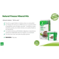 Finesse Mineral Mix 5kg - Natural -Promos Vivariux Magasin finesse mineral mix 5kg natural 30053 natural 1