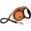 Flexi XTREME Laisse Sangle Orange Noir S/5m - Flexi -Promos Vivariux Magasin flexi xtreme laisse sangle orange noir s 5m flexi 21417 trixie flexi xtreme laisse sangle amortisseur de choc integre attenue le