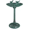 Fontaine Extérieure En Plastique Avec 2 Oiseaux -Promos Vivariux Magasin fontaine exterieure en plastique avec 2 oiseaux 17210 kinlys fontaine en plastique pour les oiseaux de la nature ou pour les ois