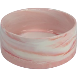 Gamelle En Céramique Rose Marbré 850ml - Animal Boulevard