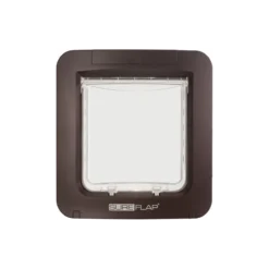 Grande Chatière à Puce électrique 31,7x27,2x31,7cm Brun - Surflap