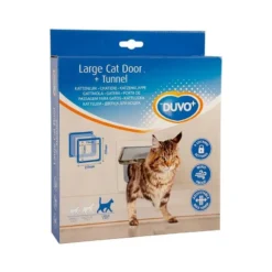 Grande Chatière + Tunnel Blanc 23,3x25cm - Duvo+