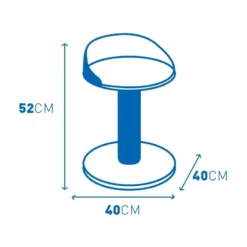 Grattoir Roxanne Empreintes Pattes Beige 40x40x52cm - Duvo+ -Promos Vivariux Magasin grattoir roxanne empreintes pattes beige 40x40x52cm duvo 802 865 duvo specifications agreable lieu de repos dans la partie super 1