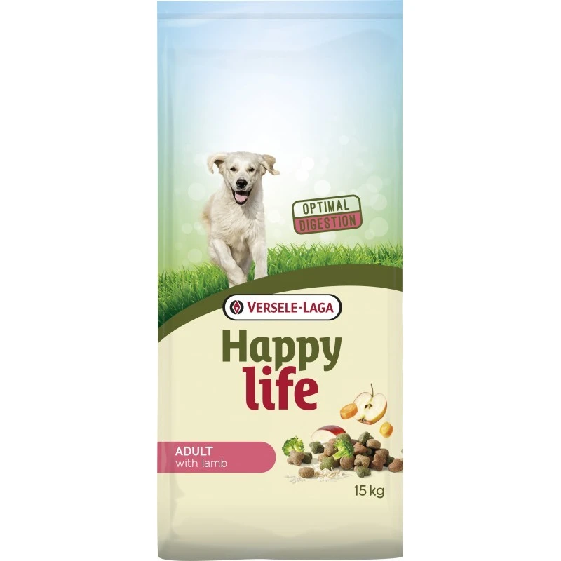 Happy Life Adult Lamb 15kg - Aliment Varié à Base D'agneau - Chiens Adultes Vitaux 3 Happy Life Adult Lamb 15kg - Aliment Varié à Base D'agneau - Chiens Adultes Vitaux