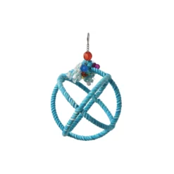 Jouets Pour Oiseaux Boule De Corde S/Bleu