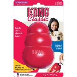 Kong Classic Rouge XL - Kong 10 Kong Classic Rouge XL - Kong -Promos Vivariux Magasin kong classic rouge xl kong 74012004 kong specifications disponible en six tailles xs s m l xl et xxl un jouet stimulant intellec 3