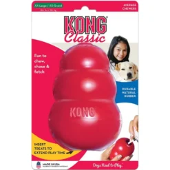 Kong Classic Rouge XXL - Kong -Promos Vivariux Magasin kong classic rouge xxl kong 74012005 kong specifications disponible en six tailles xs s m l xl et xxl un jouet stimulant intelle 4