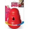 Kong Wobbler Rouge L - Kong -Promos Vivariux Magasin kong wobbler rouge l kong 74012193 kong description le wobbler est un distributeur de nourriture en forme de jouet kong qui tien