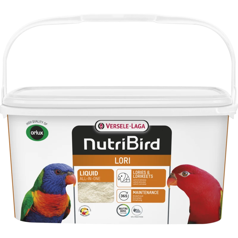 Lori Aliment Complet Pour Oiseaux Loris Et Loriculus 3kg - Nutribird 3 Lori Aliment Complet Pour Oiseaux Loris Et Loriculus 3kg - Nutribird