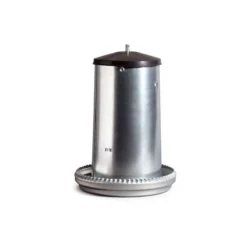 Mangeoire à Trèmie En Métal Avec Couvercle 22L - Benelux