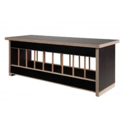 Mangeoire En Bois Avec Toit Plat - 100cm