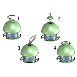 Mangeoire Extérieure Space GARDEN - Modèle Maron - S.T.A. Soluzioni -Promos Vivariux Magasin mangeoire exterieure space garden modele maron sta soluzioni m057marrone sta soluzioni space garden est une mangeoire exterieure 1