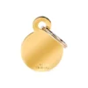 Médaille Basic Cercle Petit Laiton Doré -Promos Vivariux Magasin medaille basic cercle petit laiton dore mfb12 my family