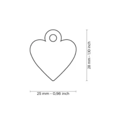 Médaille Basic Coeur Petit Laiton Doré -Promos Vivariux Magasin medaille basic coeur petit laiton dore mfb22 my family 1
